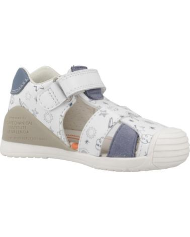 Sandales BIOMECANICS  pour Garçon SANDALIAS NINO MODELO 252116B COLOR  BLANCO