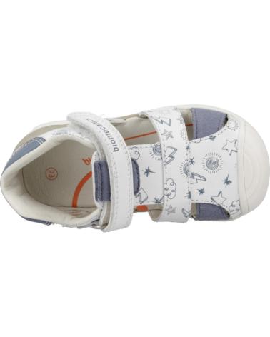 Sandales BIOMECANICS  pour Garçon SANDALIAS NINO MODELO 252116B COLOR  BLANCO