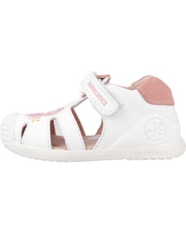 Sandales BIOMECANICS  pour Fille SANDALIAS NINA MODELO 252111B COLOR BLANCO  BLCROS