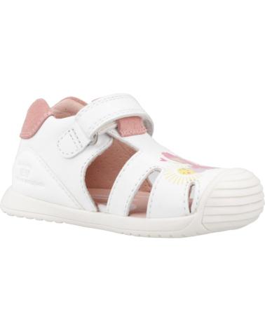 Sandales BIOMECANICS  pour Fille SANDALIAS NINA MODELO 252111B COLOR BLANCO  BLCROS
