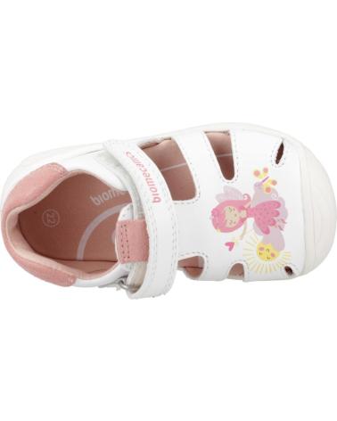 Sandales BIOMECANICS  pour Fille SANDALIAS NINA MODELO 252111B COLOR BLANCO  BLCROS