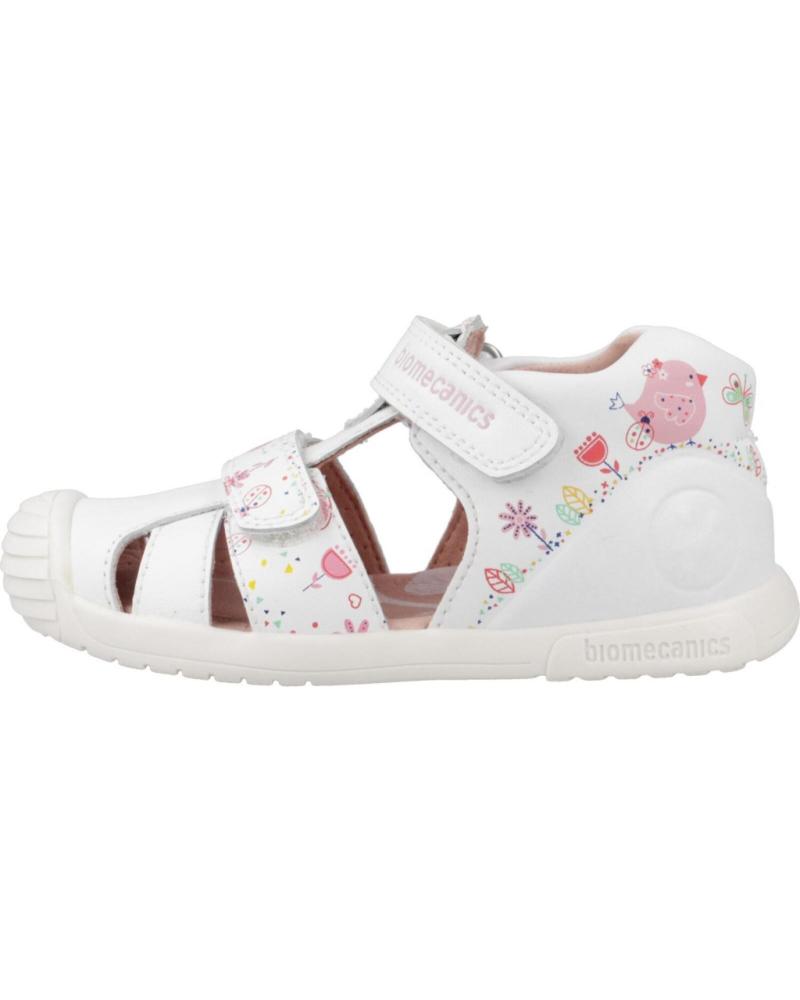 Sandales BIOMECANICS  pour Fille SANDALIAS NINA MODELO 252107B COLOR  BLANCO