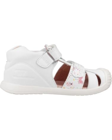 Sandales BIOMECANICS  pour Fille SANDALIAS NINA MODELO 252107B COLOR  BLANCO