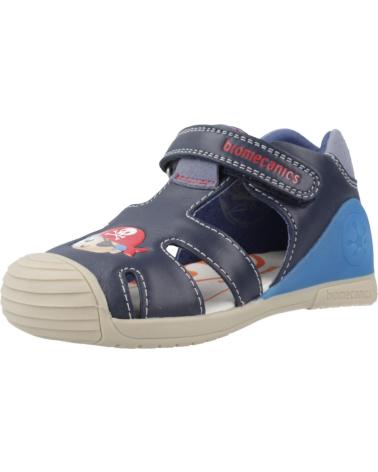 Sandales BIOMECANICS  pour Garçon SANDALIAS NINO MODELO 252118B COLOR AZUL  OCEAN