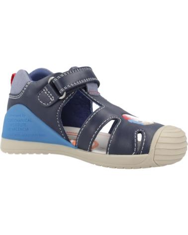 Sandales BIOMECANICS  pour Garçon SANDALIAS NINO MODELO 252118B COLOR AZUL  OCEAN