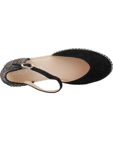 Scarpe MACARENA  per Donna ALPARGATAS MUJER MODELO JAVA26 COLOR  NEGRO