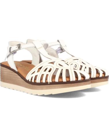 Sandálias MARILA  de Mulher SANDALIAS PARA MUJER ESTILO CANGREJERA EN PIEL HELOISA BLANC  BLANCO