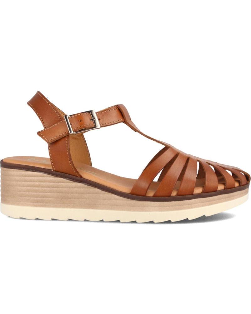 Sandálias MARILA  de Mulher SANDALIAS PARA MUJER ESTILO CANGREJERA EN PIEL FELICIA AVELL  AVELLANA