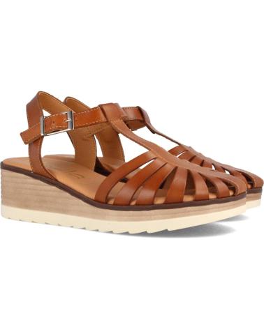 Sandálias MARILA  de Mulher SANDALIAS PARA MUJER ESTILO CANGREJERA EN PIEL FELICIA AVELL  AVELLANA