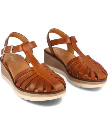 Sandálias MARILA  de Mulher SANDALIAS PARA MUJER ESTILO CANGREJERA EN PIEL FELICIA AVELL  AVELLANA