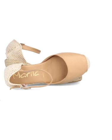 Zapatos de cuña MARILA  per Donna YUTE PARA MUJER CON CUNA MEDIA EN PIEL DINA  CUERO