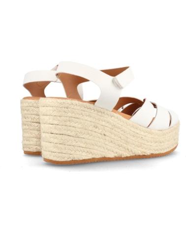 Sandálias MARILA  de Mulher SANDALIA PARA MUJER DE PIEL CON CUNA ALTA NASSAU - PL  BLANCO
