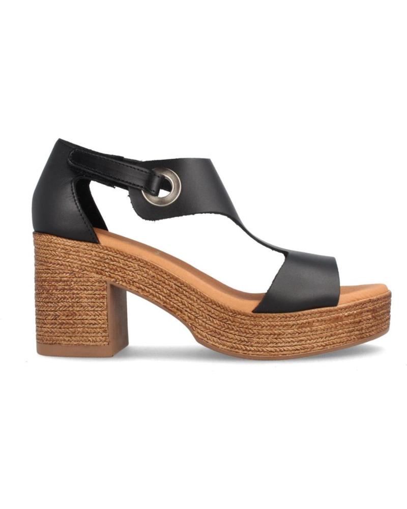 Woman Sandals MARILA SANDALIAS PARA MUJER CON TACON Y PLATAFORMA EN PIEL BERLIN N NEGRO Woman Sandals MARILA SANDALIAS PARA MUJER CON TACON Y PLATAFORMA EN PIEL BERLIN N NEGRO