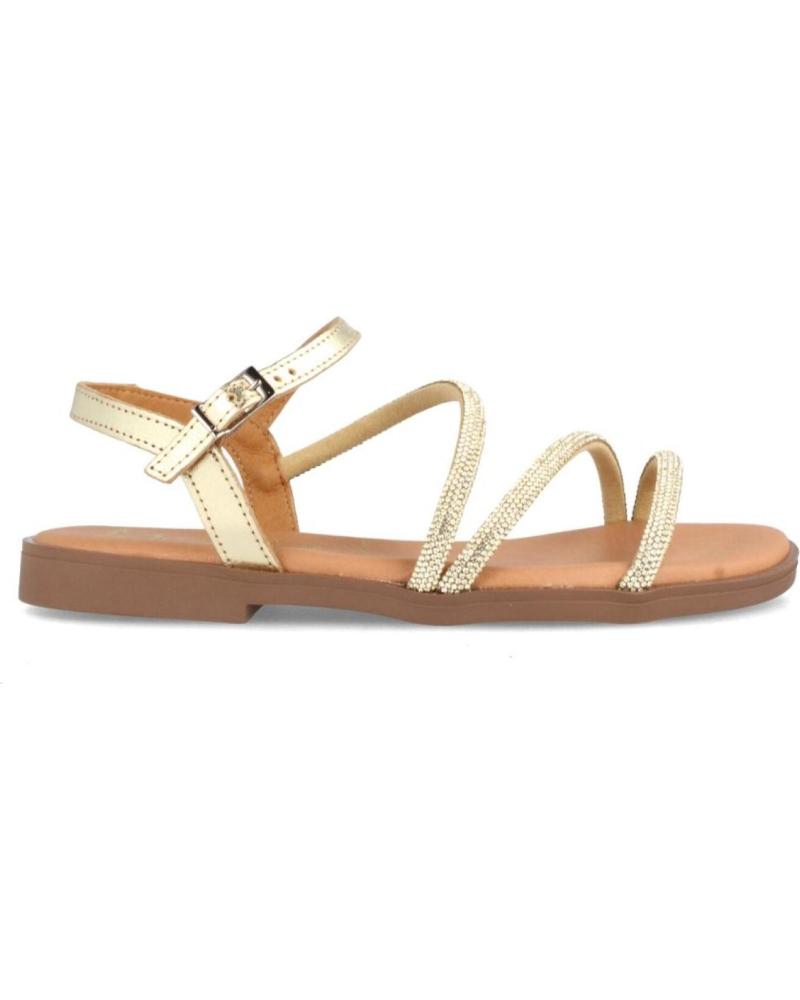 Woman Sandals MARILA SANDALIA PLANA PARA MUJER BRADES BRILLANTE PLATINO Woman Sandals MARILA SANDALIA PLANA PARA MUJER BRADES BRILLANTE PLATINO