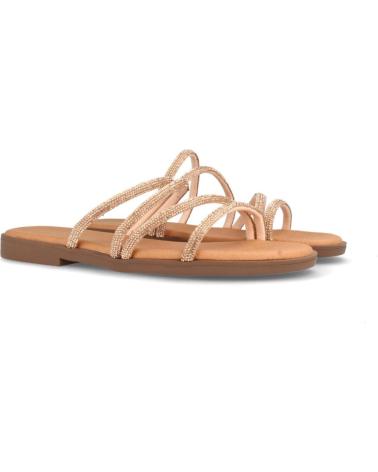 Sandálias MARILA  de Mulher ZUECO PLANO PARA MUJER DAKA BRILLANTE  ROSA