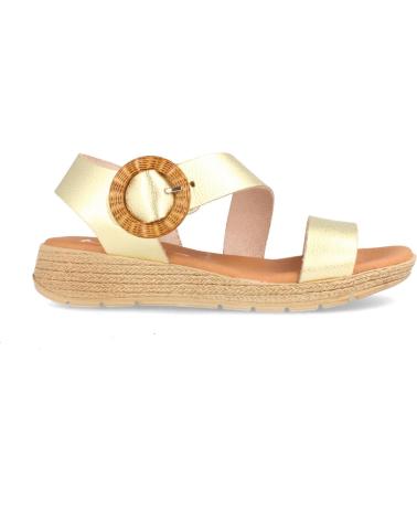 Sandalias MARILA  de Mujer SANDALIA PLANA DE PIEL PARA MUJER CAMBERRA  PLATINO