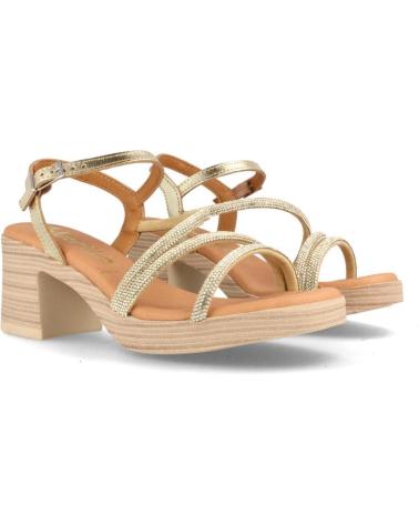 Sandálias MARILA  de Mulher SANDALIA DE PIEL PARA MUJER CON TACON ALTO MONRO  PLATINO