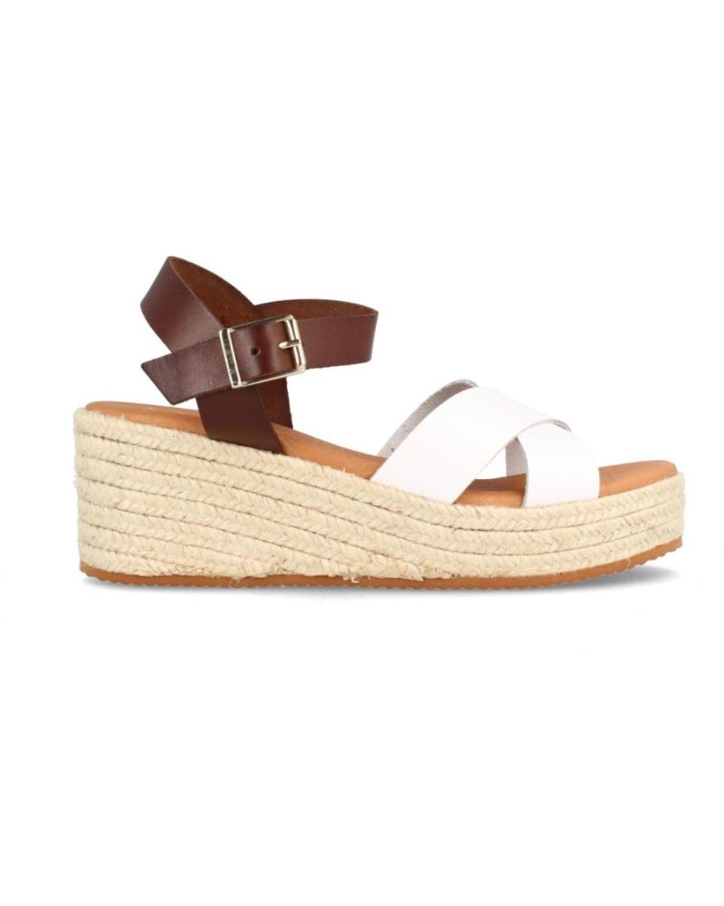 Woman Sandals MARILA SANDALIA DE PIEL PARA MUJER CON CUNA MEDIA QUITO Y NU BLANCO Woman Sandals MARILA SANDALIA DE PIEL PARA MUJER CON CUNA MEDIA QUITO Y NU BLANCO