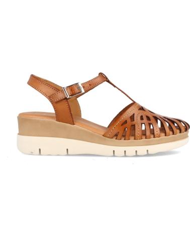 Sandálias MARILA  de Mulher SANDALIA DE PIEL PARA MUJER CON CON CUNA TAY  AVELLANA