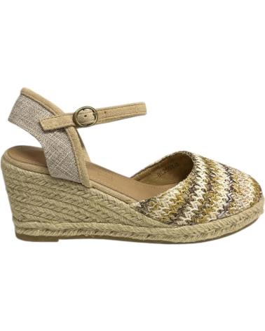 Sandalias CALZADOMANIA  de Mujer YUTE IMITACION RAFIA  MULTICOLOR