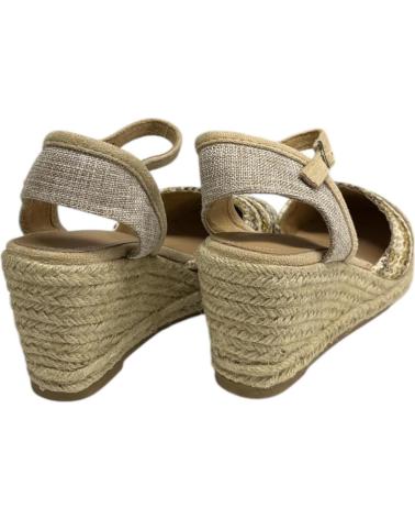 Sandalias CALZADOMANIA  de Mujer YUTE IMITACION RAFIA  MULTICOLOR