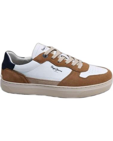 Sportschuhe PEPE JEANS  für Herren PMS00019-859 CAMDEN NATURE M  TOBACCO BROWN
