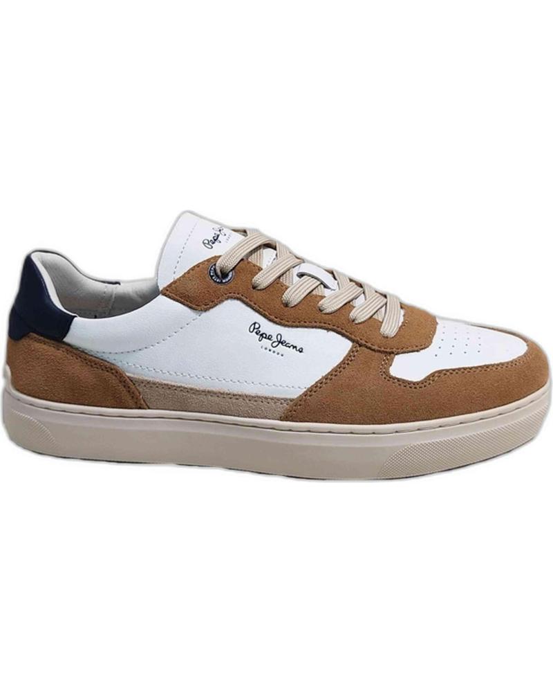 Scarpe sport PEPE JEANS  per Uomo PMS00019-859 CAMDEN NATURE M  TOBACCO BROWN