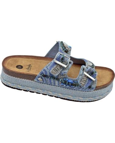 Sandalias LA STRADA  de Mujer SANDALIA MULTI-STONES BLUE  AZUL