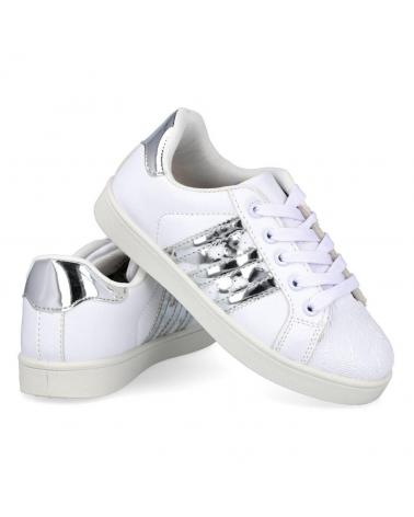 Trainers De Niña BUBBLE BOBBLE 5-K2822X-12 ZAPATILLAS DEPORTIVAS NINA  BLANCO-PLATA