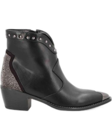 Stivali AZAREY  per Donna 462H650 BOTIN COWBOY CON PEDRERIA EN EL TALON  BLACK