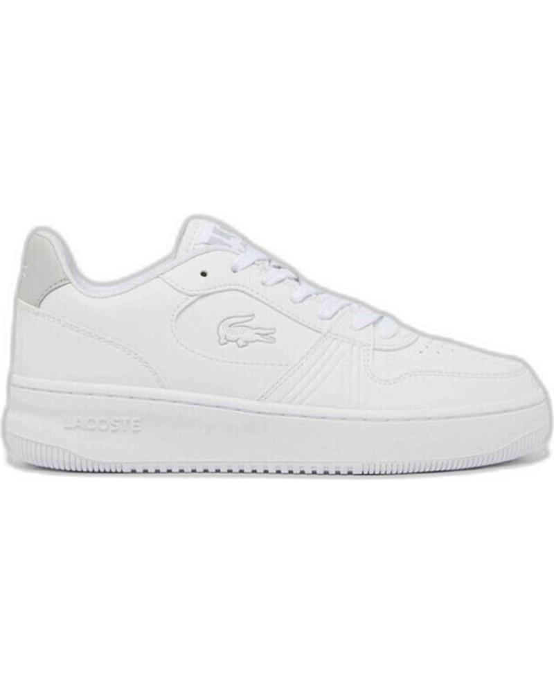 Esportes  de Mulher e Menina e Menino LACOSTE 748SUJ000321G L001B SET 1 SUJ WHT-WHT