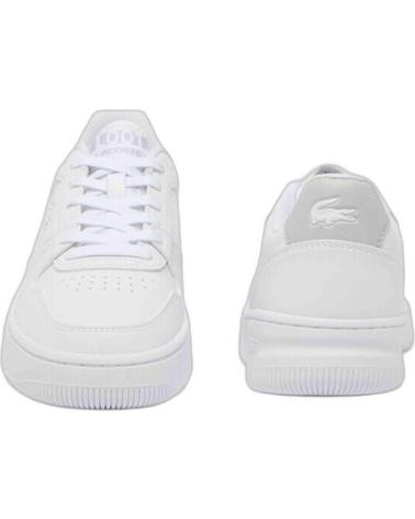 Esportes  de Mulher e Menina e Menino LACOSTE 748SUJ000321G L001B SET 1 SUJ WHT-WHT