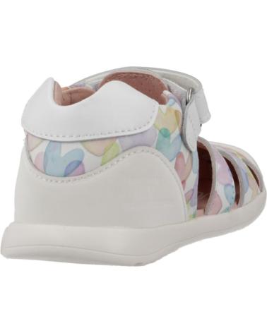 Sandales BIOMECANICS  pour Fille SANDALIAS PARA NINA 252110 ESTAMPADO CORAZONES  BLANCOB050
