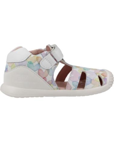 Sandales BIOMECANICS  pour Fille SANDALIAS PARA NINA 252110 ESTAMPADO CORAZONES  BLANCOB050