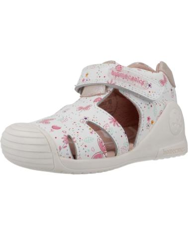 Sandales BIOMECANICS  pour Fille SANDALIAS NINA MODELO 252101B COLOR  BLANCO