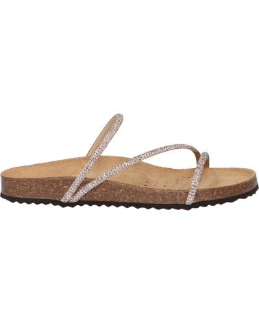 Woman Sandals GEOX ESCLAVA BRILLANTES DE  C6738 LT TAUPE