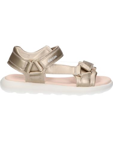 Sandalen für Damen und Mädchen GEOX J55MSC 000BC J SANDAL PUFFYPOP C2012 LT GOLD