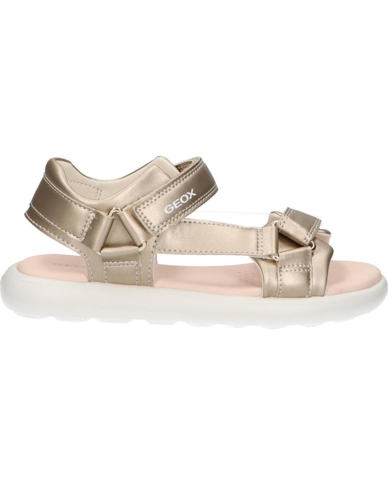 Sandalen für Damen und Mädchen GEOX J55MSC 000BC J SANDAL PUFFYPOP C2012 LT GOLD