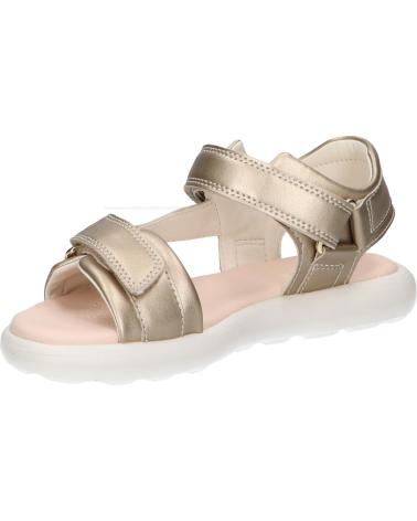 Sandalen für Damen und Mädchen GEOX J55MSC 000BC J SANDAL PUFFYPOP C2012 LT GOLD