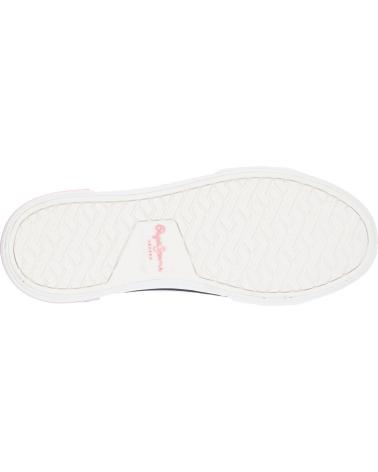 Sapatilhas PEPE JEANS  de Mulher PGS30620 BRADY TOP G  803OFF WHITE