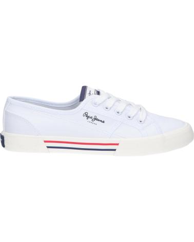 Woman Zapatillas deporte PEPE JEANS PLS31287 BRADY BASIC W  800WHITE
