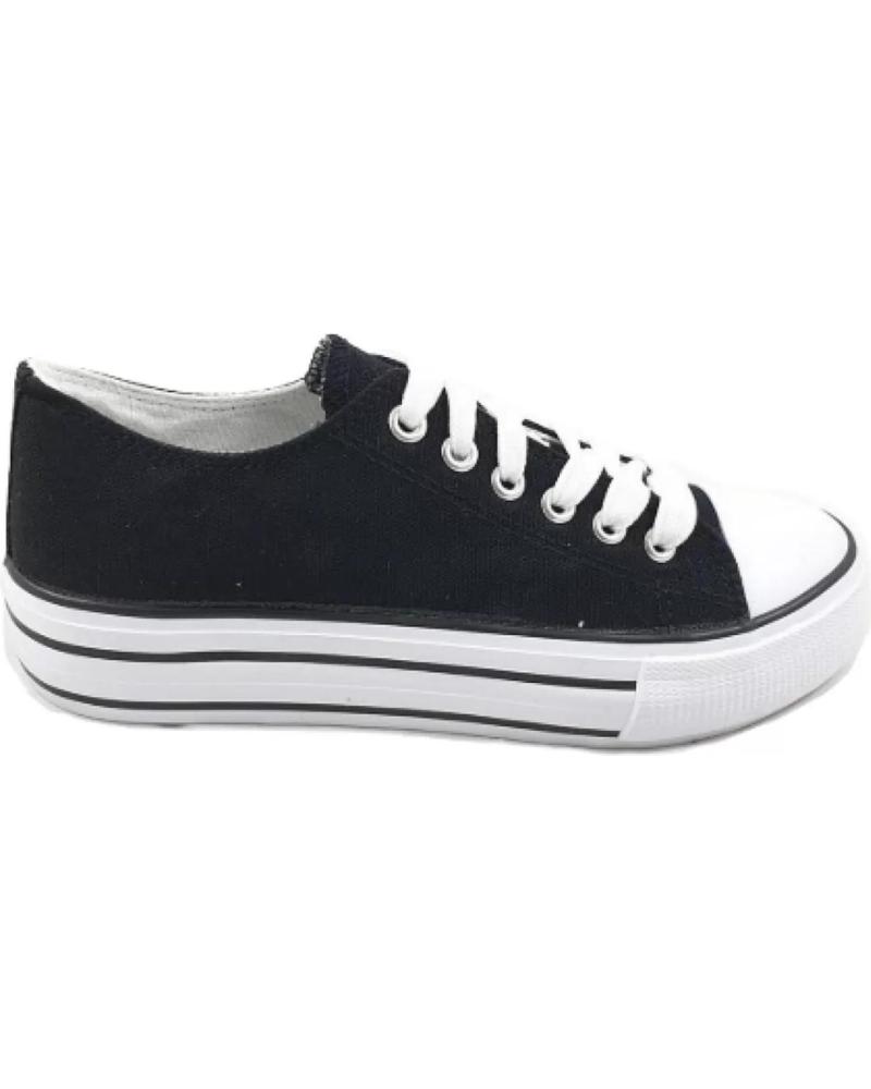 Woman Zapatillas deporte TIMBOS DEPORTIVA CORDONES DE MUJER 122843  NEGRO