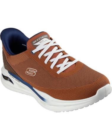 Deportivas de Hombre SKECHERS SNEAKERS ARCH FIT ORVAN-KINCADE HOMBRE TEJA MARRóN