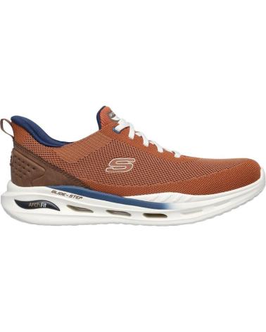 Deportivas de Hombre SKECHERS SNEAKERS ARCH FIT ORVAN-KINCADE HOMBRE TEJA MARRóN