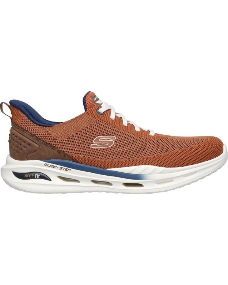 Deportivas de Hombre SKECHERS SNEAKERS ARCH FIT ORVAN-KINCADE HOMBRE TEJA MARRóN