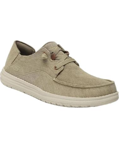 Chaussures SKECHERS  pour Homme ZAPATOS DE SPORT MELSON-VOLGO HOMBRE CUERO  MARRóN