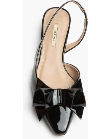 Scarpe CORINA  per Donna ZAPATO BAILARINA CON TACON BAJO PARA MUJER M5285 COL  NEGRO