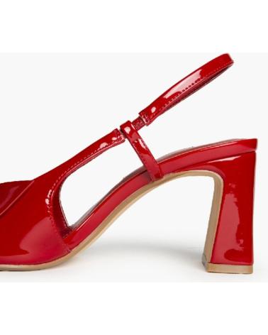 Woman Sandals CORINA ZAPATO DESTALONADO CON TACON ALTO PARA MUJER M5315 C  ROJO