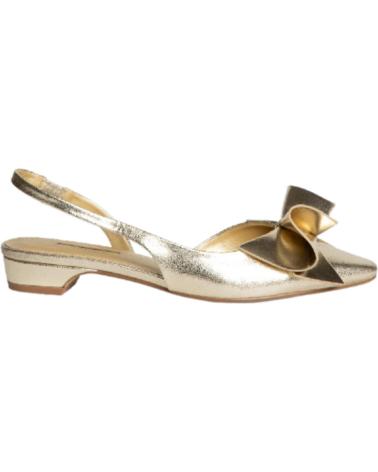 Woman Sandals CORINA ZAPATO BAILARINA CON TACON BAJO PARA MUJER M5285 COL  ORO