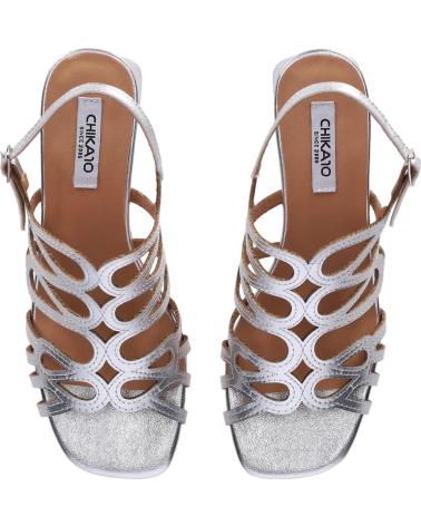 Sandalias CHIKA10  de Mujer MELANIA 05  PLATA-SILVER
